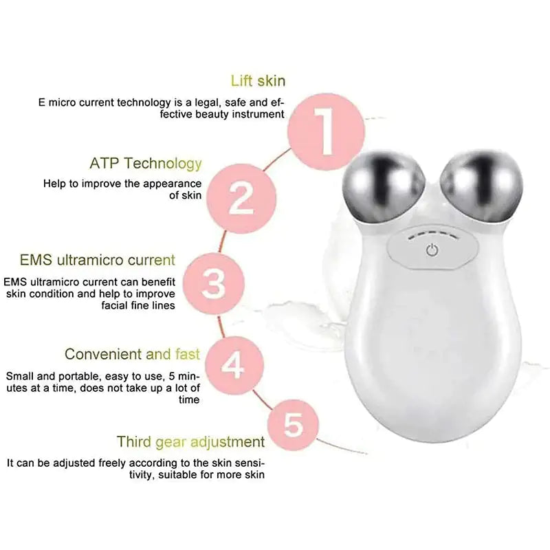 microcurrent facial toning device