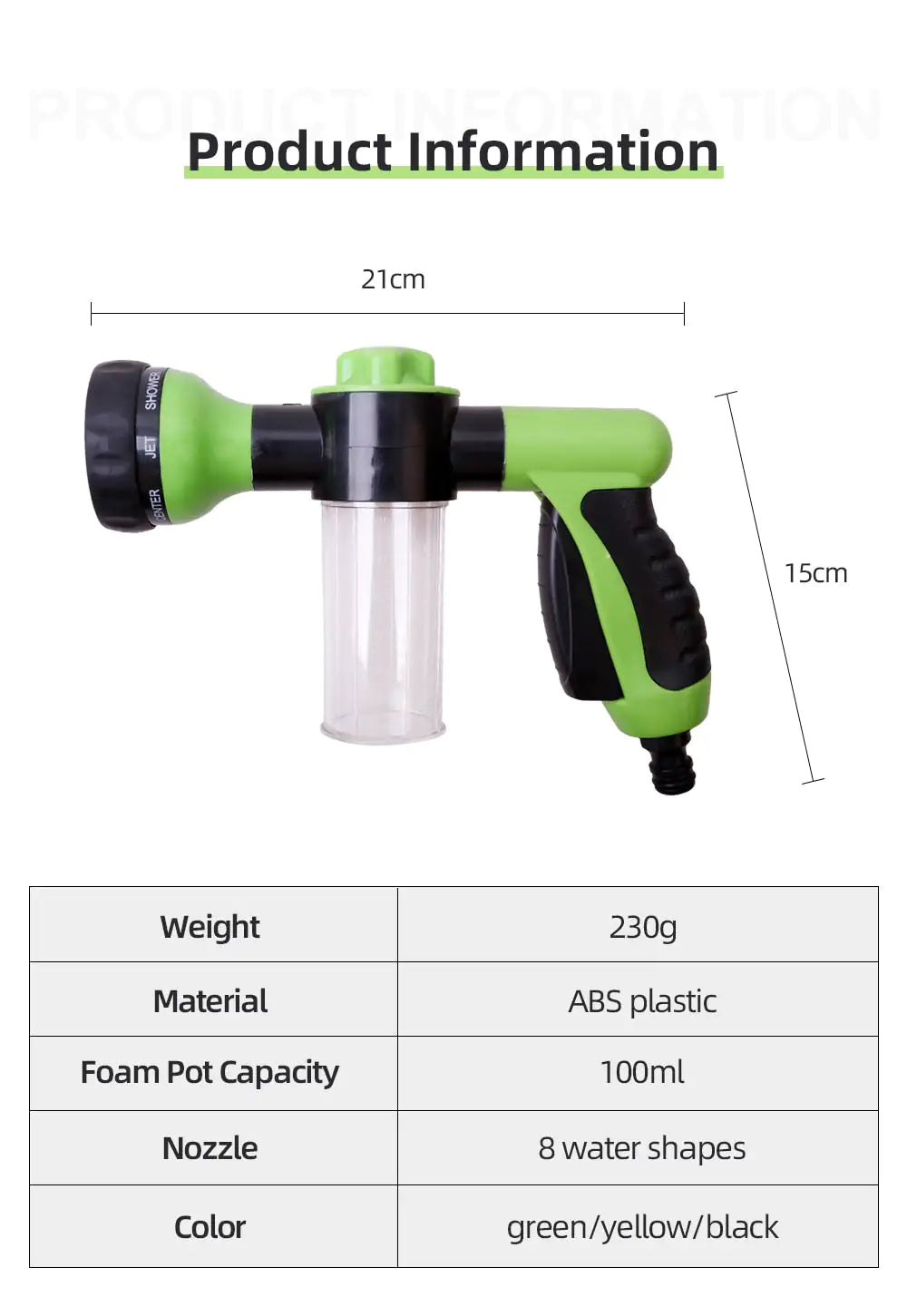 Hose Sprayer Jet 2.0 - Assortique. Inc