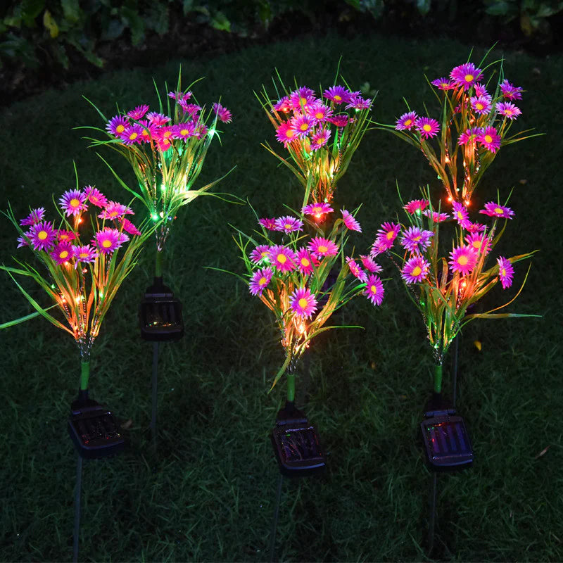 Solar Garden LED Flower Lights