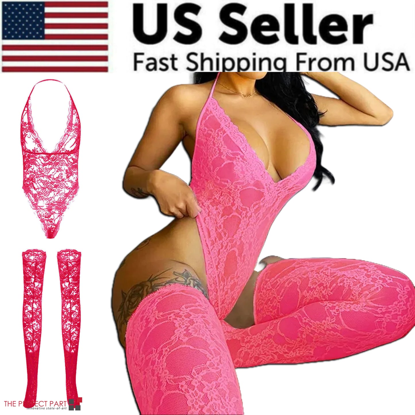 Women Lace Sexy Lingerie Nightwear