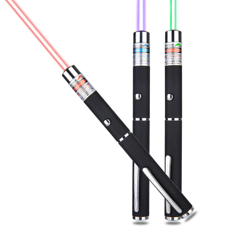 3 Packs 900 Mile Laser Pointer Pen Green Blue Red Light Visible Beam Laser