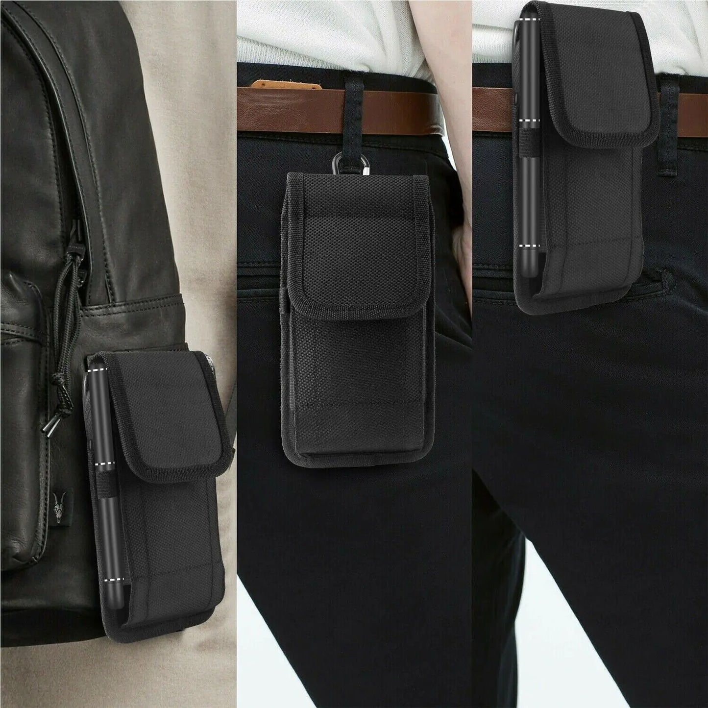 Vertical Phone Holster with Belt Clip