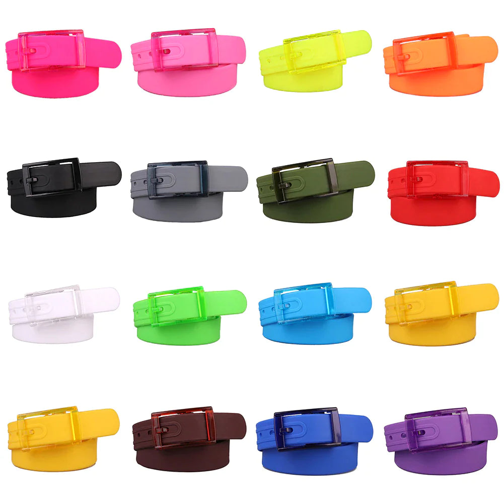 Adjustable Cut to Fit Rubber Plastic Jelly Silicone Belt