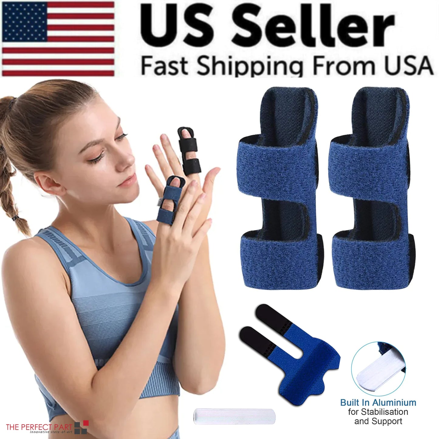 Adjustable Finger Splint Brace - Trigger Support & Pain Relief