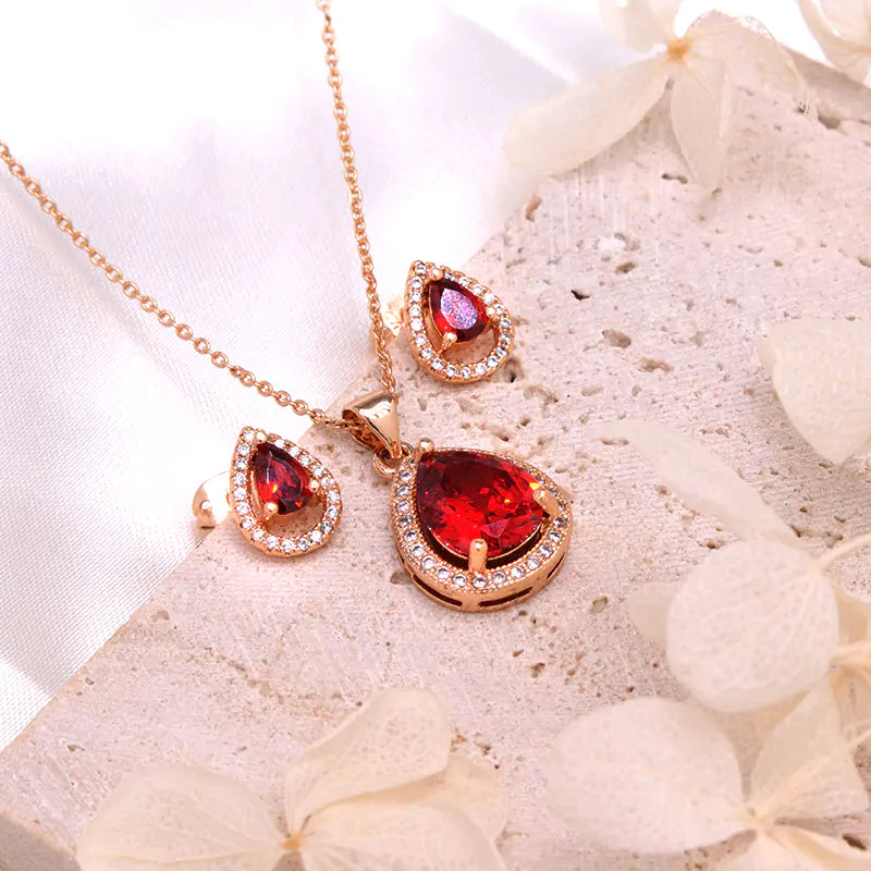 cz necklace set